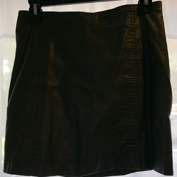 Free People vegan leather skirt - Picture 3 of 4